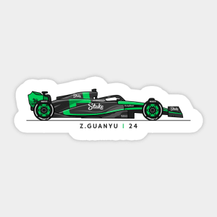 F1  Racing Zhou Guanyu Stake Fan shirt Sticker